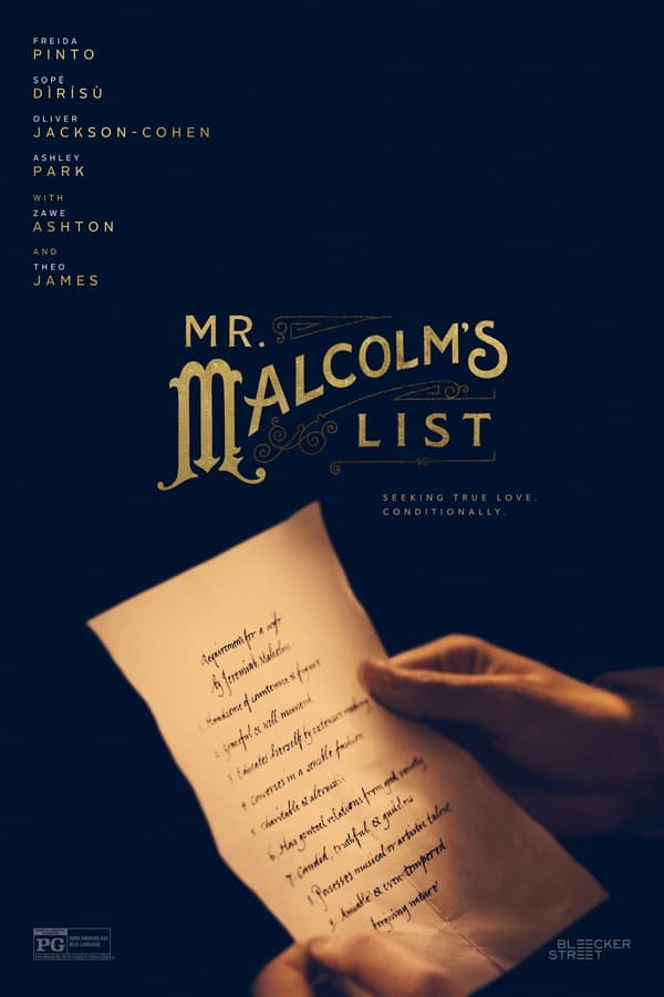 Liste de M. Malcolm (1er juillet)
