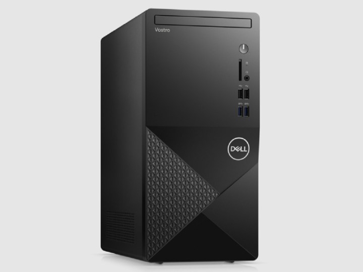 The Dell Vostro 3888 desktop computer without any accessories, on a gray background.