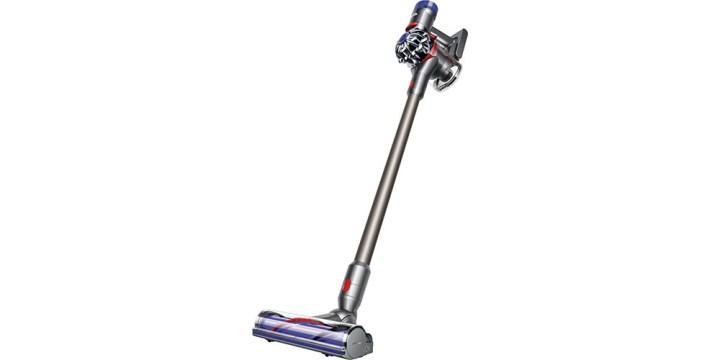 Dyson V8 Animal Cordless Stick Vacuum on a white background. 