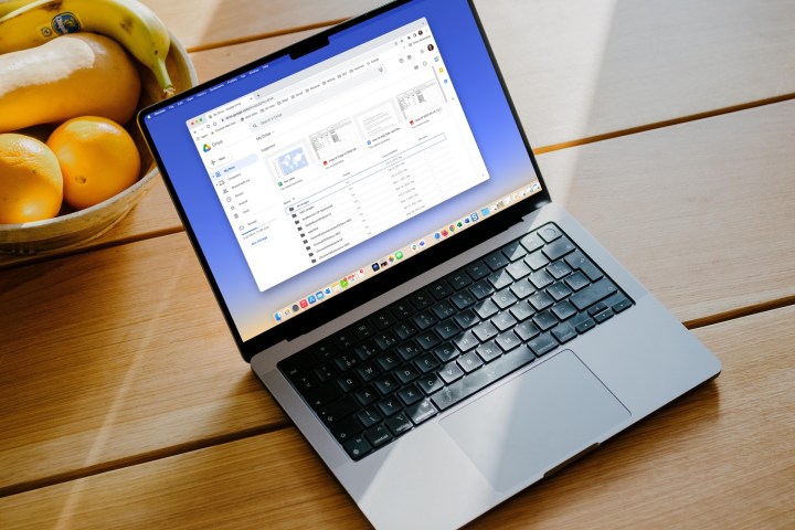 Google Drive en Chrome en un MacBook.
