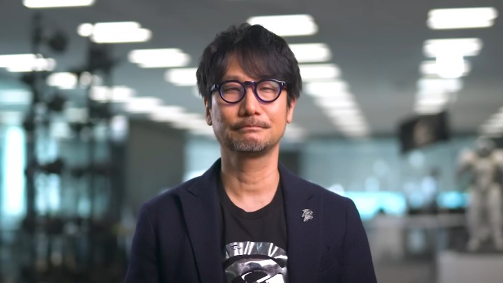 Hideo Kojima in an office during the Xbox Bethesda Showcase 2022.