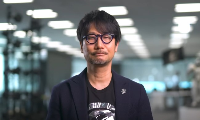 Hideo Kojima in an office during the Xbox Bethesda Showcase 2022.