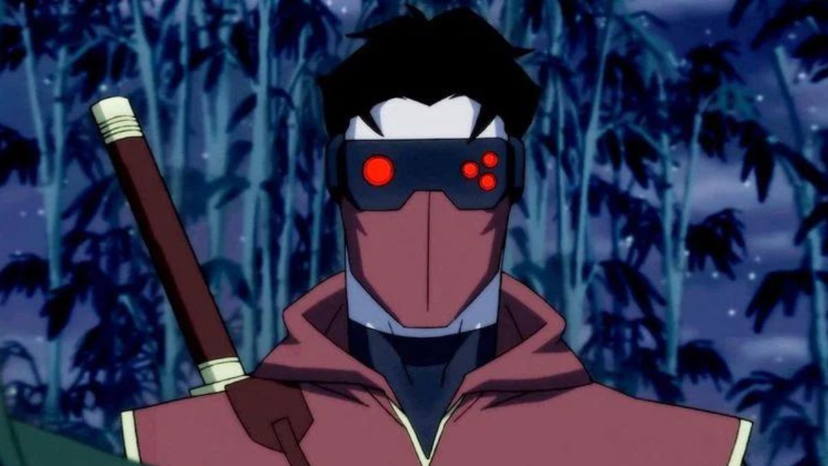 Jason Todd por trás de uma máscara em Young Justice: Phantoms.