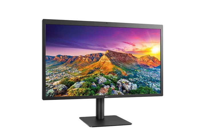 Product image of the lg  ultrafine 27md5kl-b 5k monitor on white background.