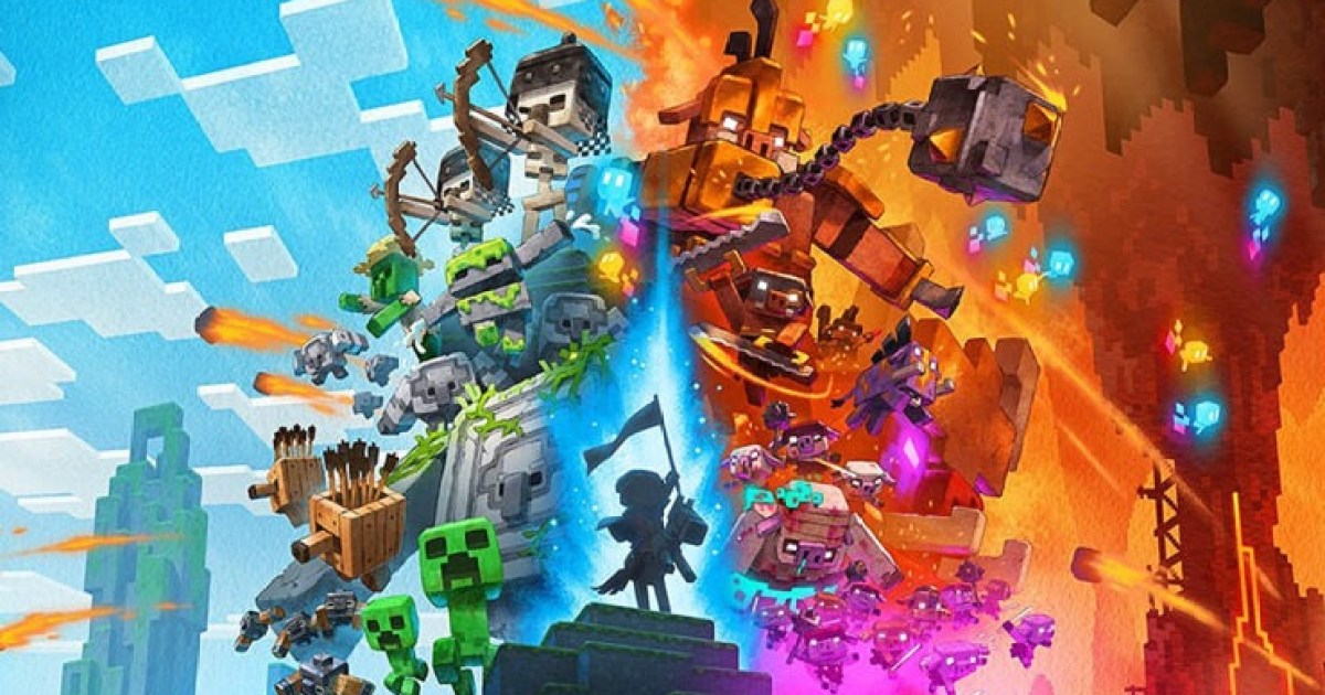 Minecraft Legends Deluxe Version for Nintendo Change is 50% off at this time