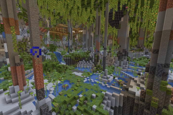 Seme Minecraft per grotte lussureggianti.