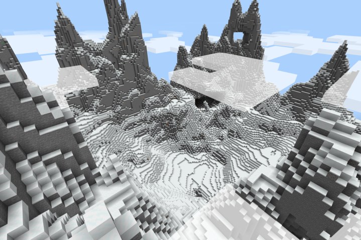 Seme ghiacciato di Minecraft.