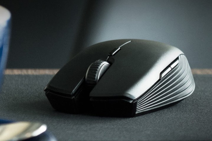  Razer Atheris Ambidextrous Wireless Mouse on desktop.
