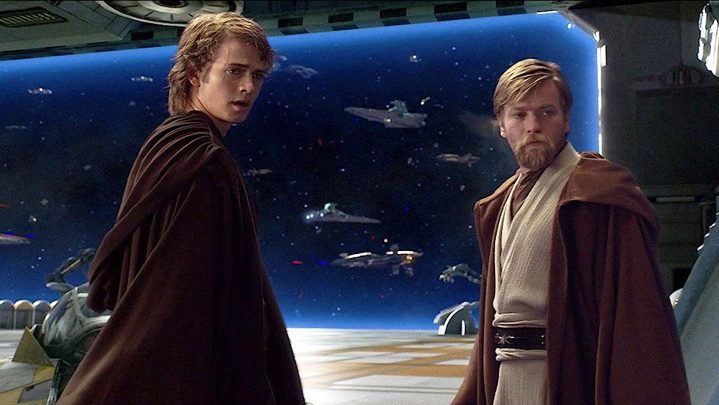 Anakin and Obi-Wan in Revenge of the Sith
