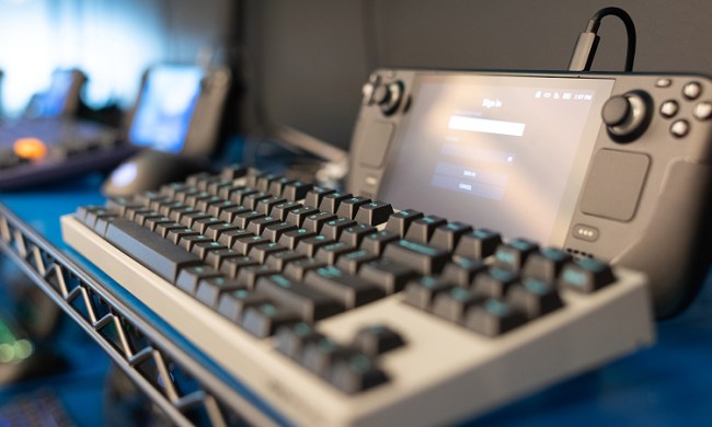 Steam Deck with Keyboard.
