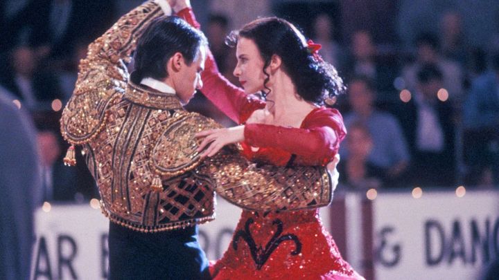 A couple dancing in the 1992 film Strictly Ballroom.