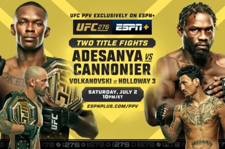 UFC 276 is happening this weekend with two title fights on the card