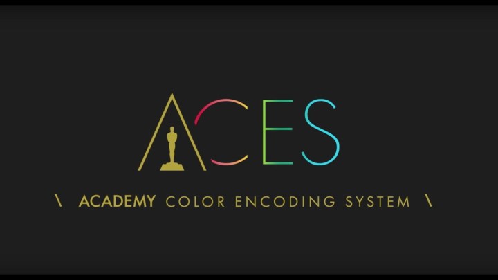 Ein Logo für den ACES-Farbraum.