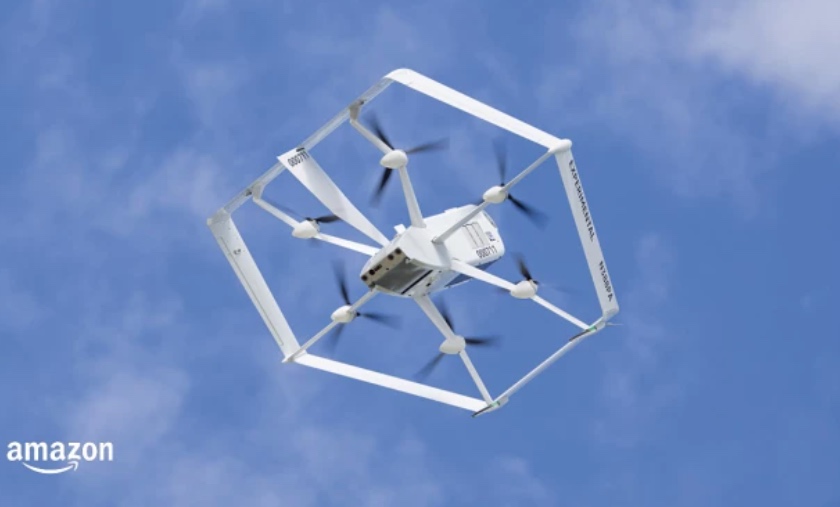 Amazon mostra novo drone de entrega antes do serviço de teste