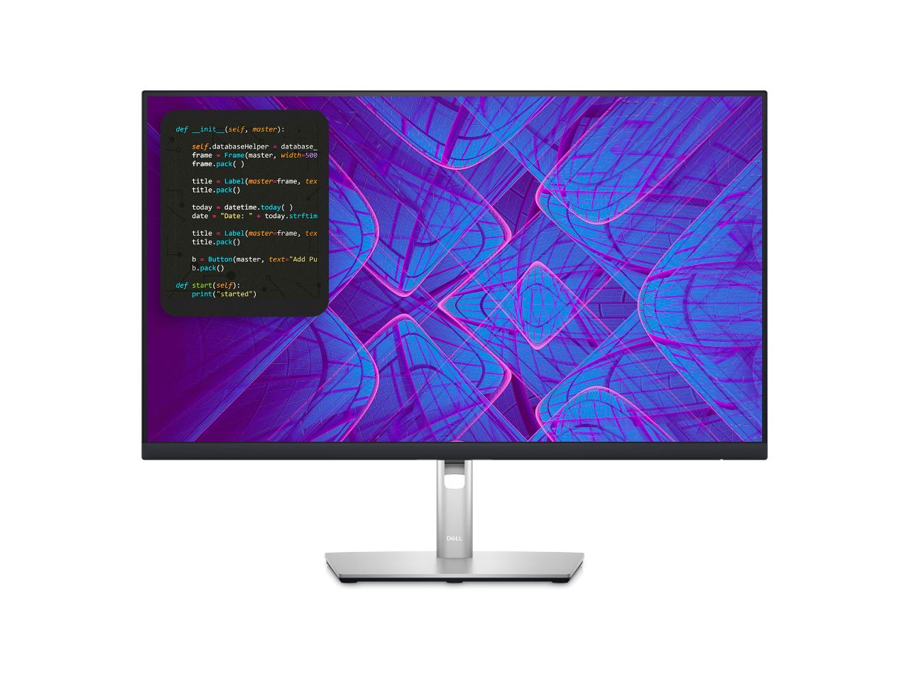 Dell 4K USB-C 27-inch monitor on white background.