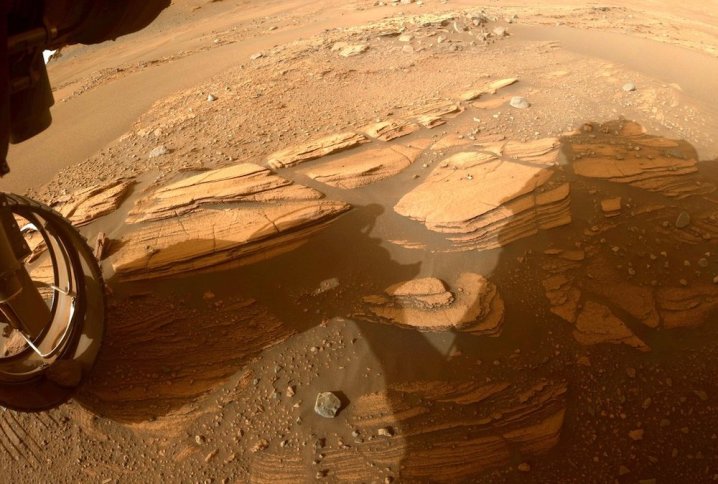 Enchanted Lake on Mars.