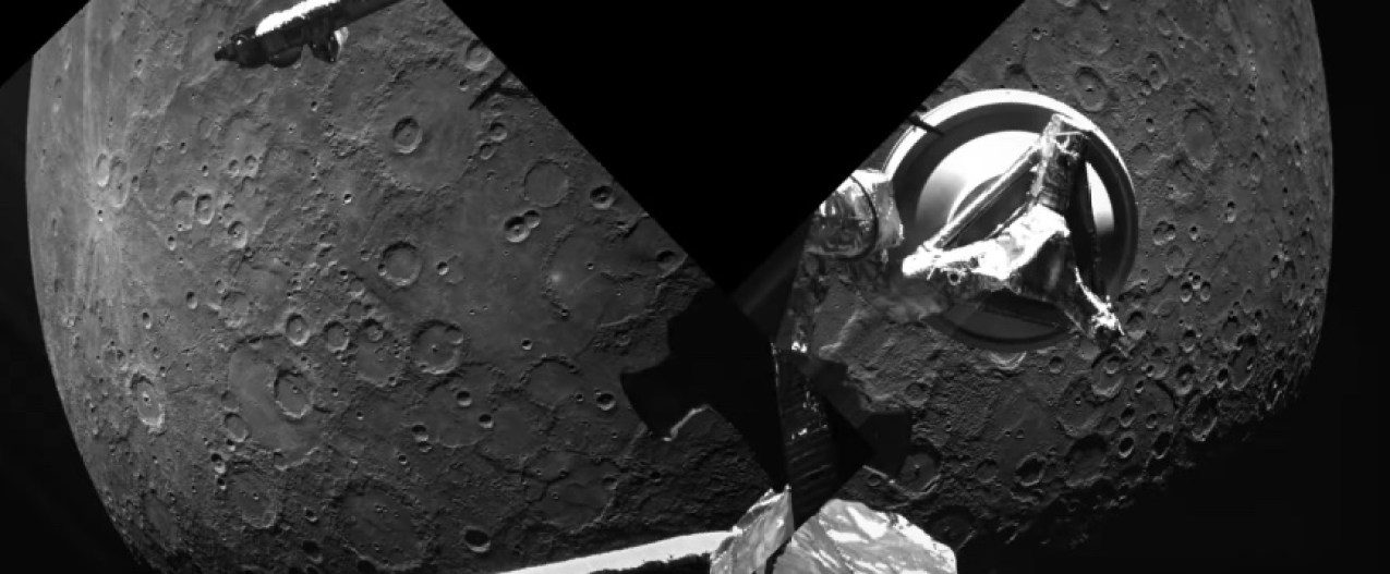 Mercury viewed from an ESA spacecraft.