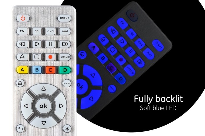 The GE 48843 backlit universal remote.