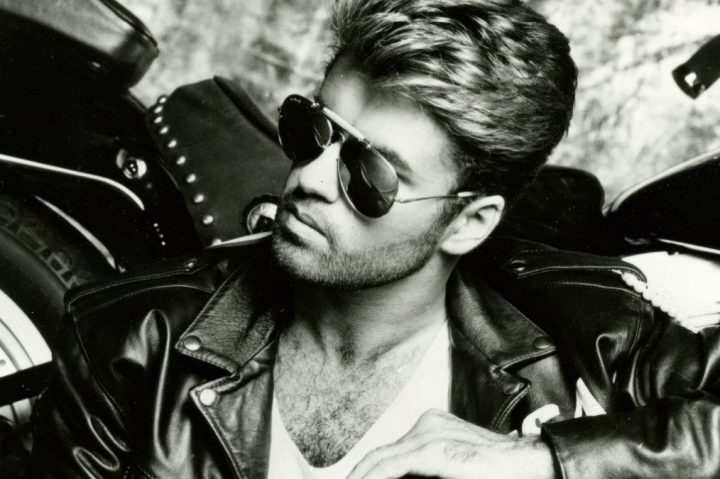 George Michael poses in a publicity photo.