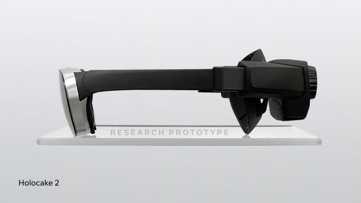 Meta's Holocake 2 VR headset prototype.