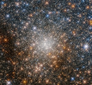 This star-studded image shows the globular cluster Terzan 9 in the constellation Sagittarius, toward the center of the Milky Way. The NASA/ESA Hubble Space Telescope captured this glittering scene using its Wide Field Camera 3 and Advanced Camera for Surveys.