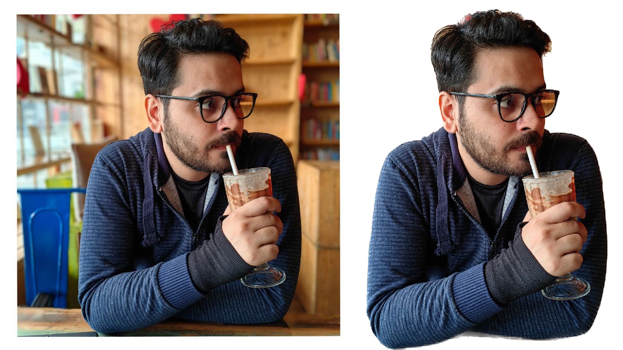 Prakhar Khanna tomando café
