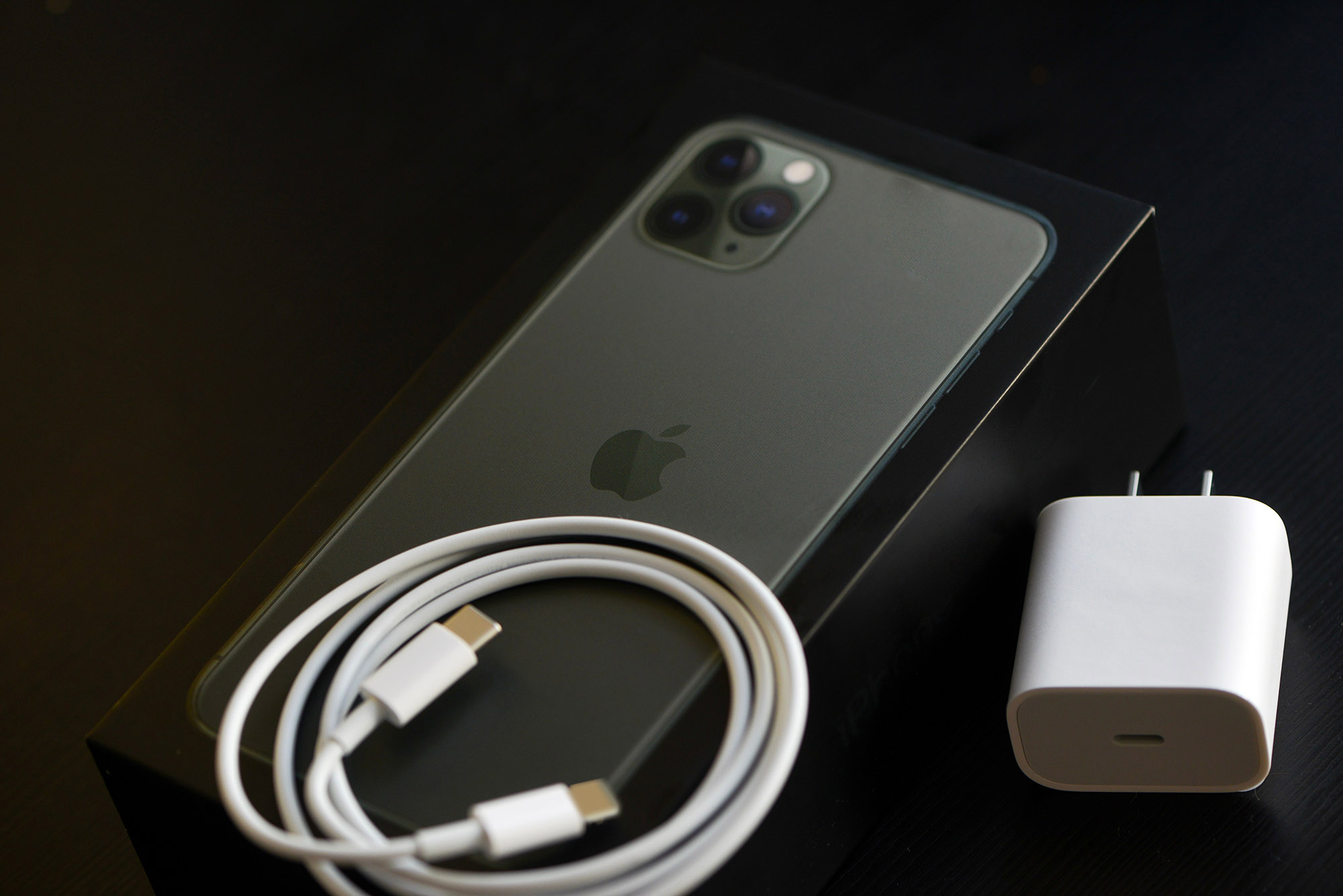 Novo tipo USB-C para cabo de carregamento rápido Lightning com iPhone 11 Pro Max