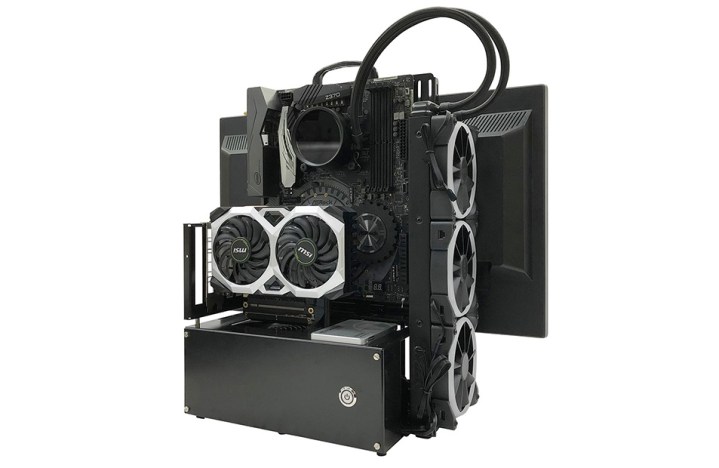 Nagao open-air chassis and monitor mount.