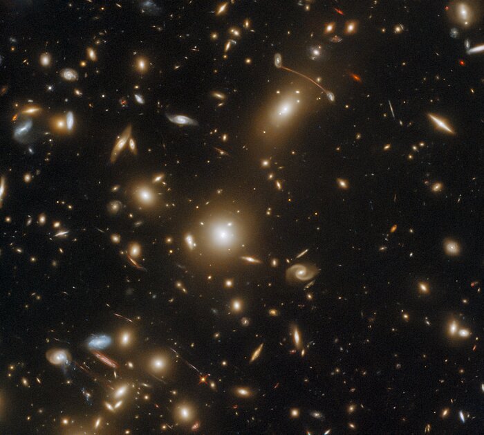 The massive galaxy cluster Abell 1351 is captured in this image by the NASA/ESA Hubble Space Telescope’s Wide Field Camera 3 and Advanced Camera for Surveys. This galaxy cluster lies in the constellation Ursa Major in the northern hemisphere.