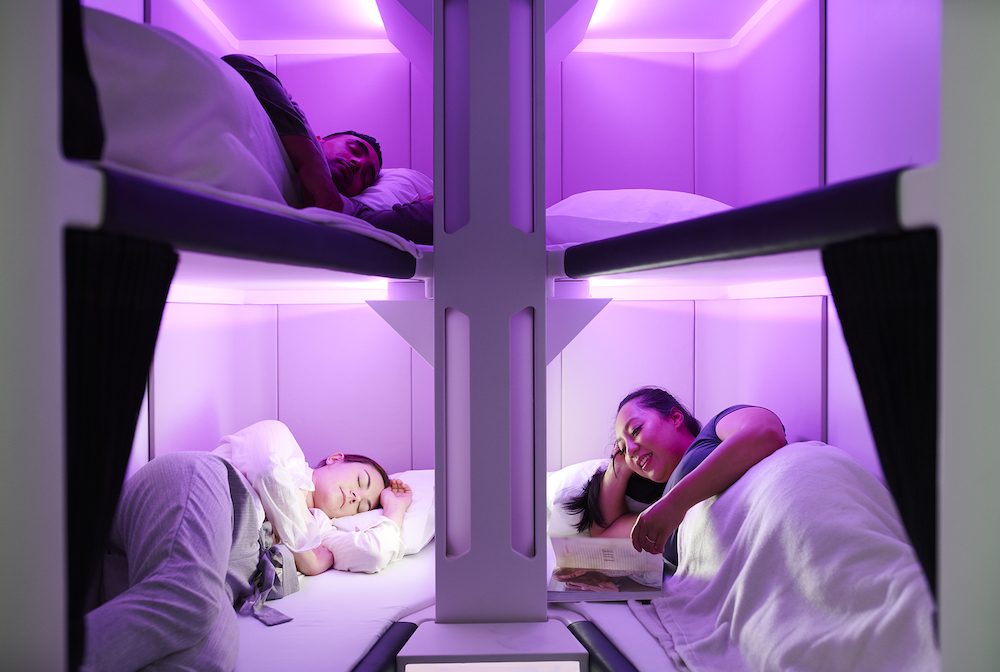Rest pods for financial state passengers, Air New Zealand confirms