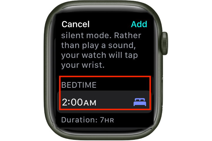 ساعت خواب را در اپل واچ تنظیم کنید.