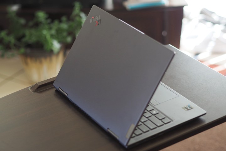The lid of the ThinkPad X1 Yoga Gen 7.
