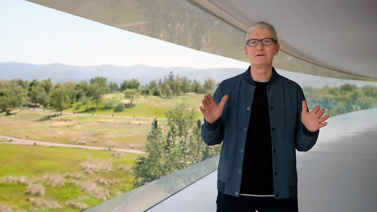 Tim Cook at WWDC 2022.