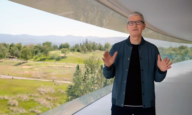 Tim Cook at WWDC 2022.
