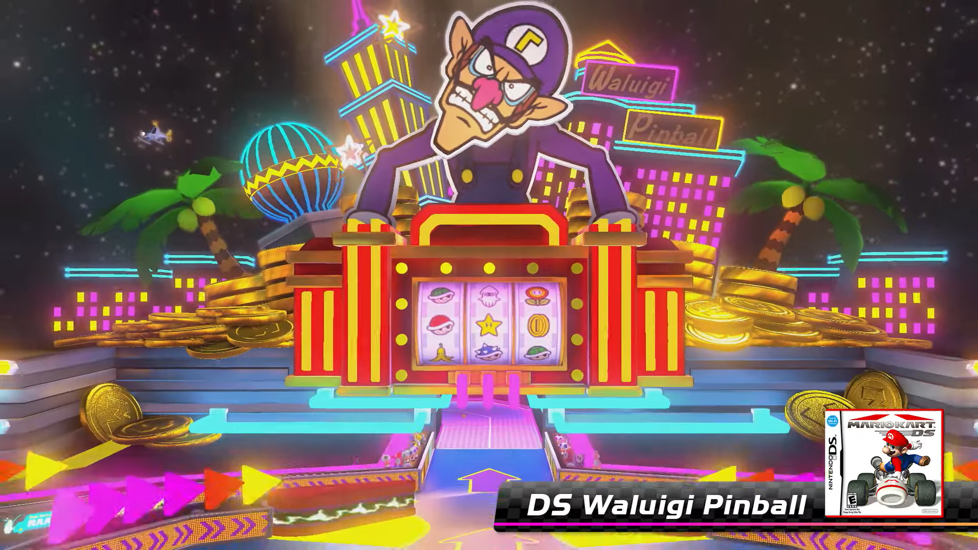 Mario Kart 8 Deluxe is getting eight new tracks, including Waluigi Pinball