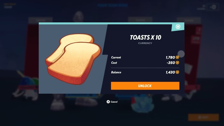 Buying toast with gold.
