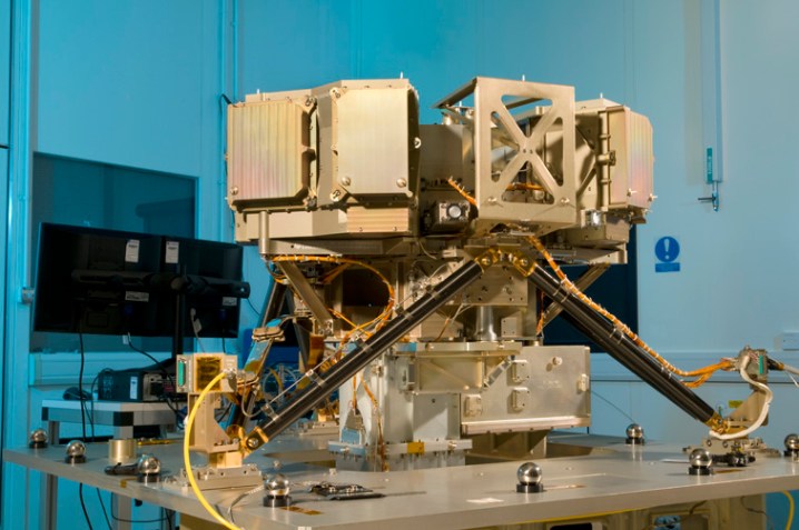 MIRI Flight Instrument being tested for alignment