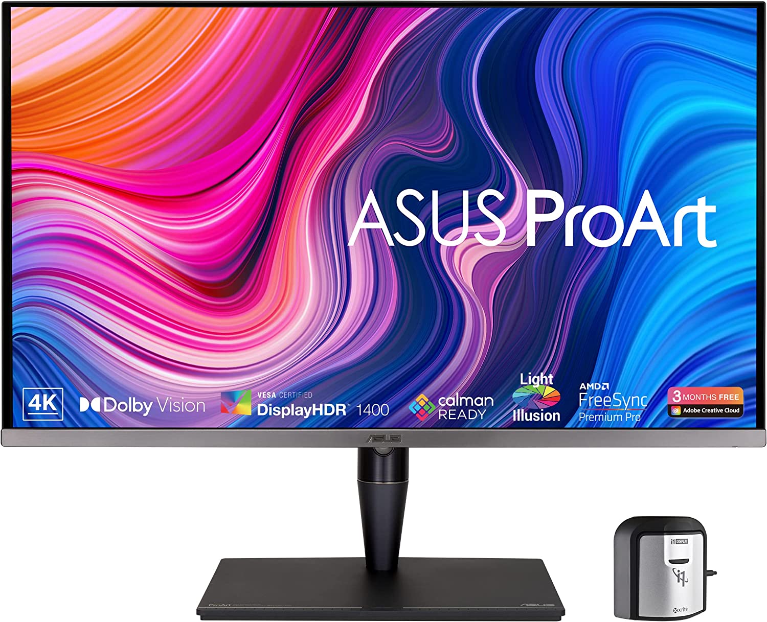 Imagem do produto do monitor ASUS ProArt Display PA32UCG-K. 