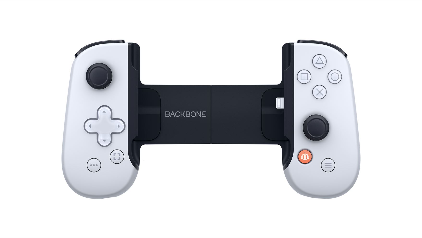 Backbone One - PlayStation 版，里面没有手机。