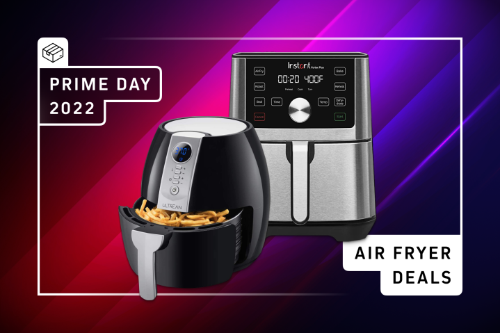 Prime Day 2022 Air Fryer deals graphic.