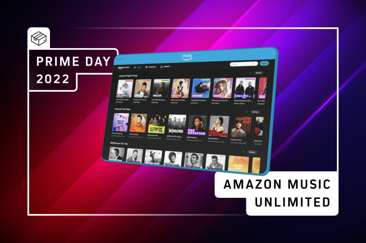 Prime Day 2022 Amazon Music graphic.