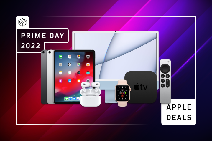 Prime Day 2022 Apple deals graphic.