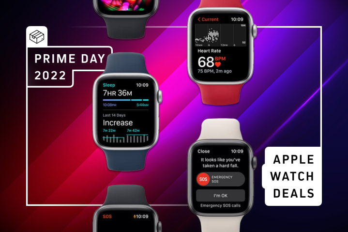 Prime Day 2022 Apple watch deals graphic.
