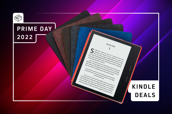Prime Day 2022 kindle deals graphic.