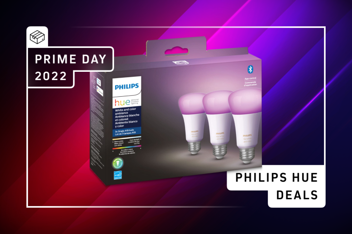 Prime Day 2022 Philips Hue deals graphic.