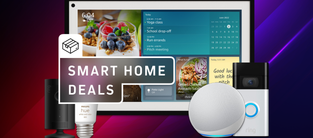 Prime Day 2022 smart home deals graphic.