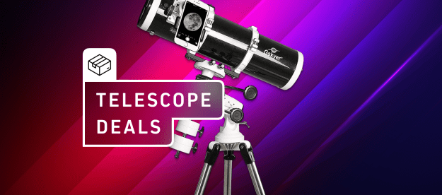 Prime Day 2022 Telescope deals graphic.
