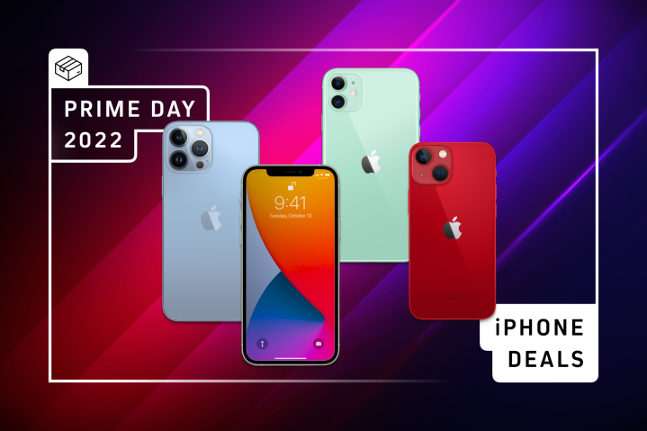 Prime Day 2022 iPhone deals graphic.