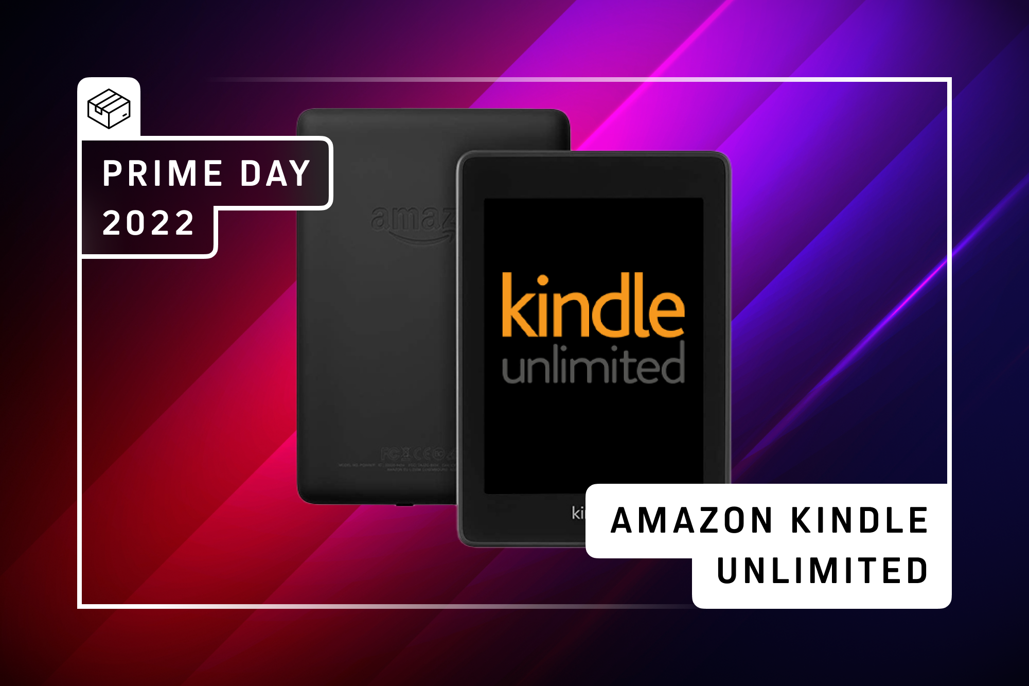 Prime Day 2022 Amazon Kindle gráfico.