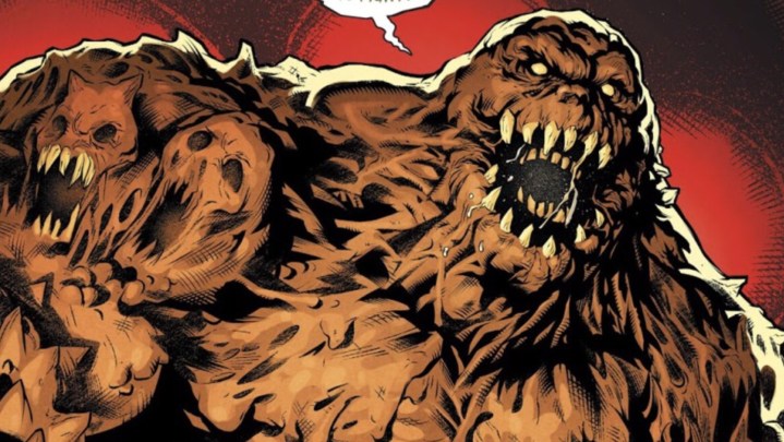 Basil Karlo em sua forma monstruosa Clayface em Detective Comics.